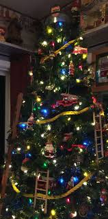 Firefighter Christmas Tree Fire Department Christmas Holiday Tree Christmas