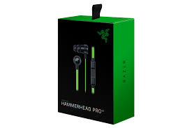 Razer Hammerhead Pro In Ear Pc And Music Headset Razer Hammerhead Pro V2 Packaging 1 Png 1500 1000 Headphone With Mic Razer Gaming Headphones