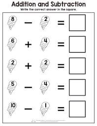 Great for students of all grades. Pre K Subtraction Worksheets Picture Ideas Summer Addition And Itsybitsyfun Com Printable Test Free For Jaimie Bleck