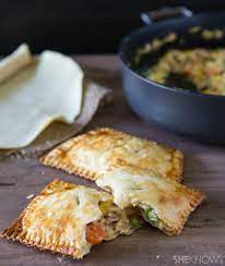 Have Lunch On The Go With These 30 Minute Chicken Pot Pie In Hot Pockets Cafeteria Food Hot Pocket Recipes Food