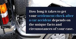 Or is it bad to do that during this time until it's settled? How Long Does It Take To Get A Settlement Check After A Car Accident