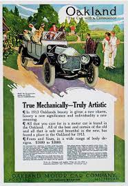 1913 Oakland Classic Car Poster Zazzle Com Car Posters Automobile Advertising Classic Cars Vintage