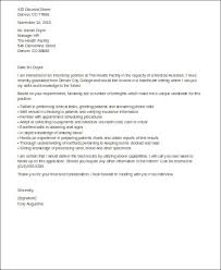 Externship Cover Letter Sample Cover Letter