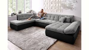 Domo Collection Wohnlandschaft Xxl Wahlweise Mit Bettfunktion Und Armlehnenverstellung Wohnen Graues Esszimmer Sofa Design
