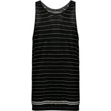 Black And White Striped Tank Top Mens Pin On Polyvore