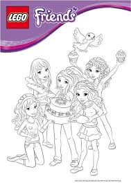 Lego Friends Coloring Pages Coloring Friends Lego Pages In 2020 Lego Friends Lego Friends Birthday Party Lego Friends Birthday