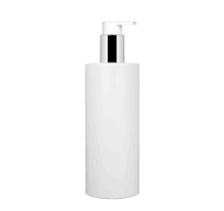 Heavy 400 ml 24/410 White PCR HDPE Bottle