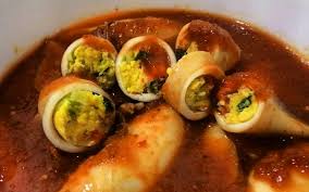 Step 1 telur dan lada sulah dipukul bersama. Resepi Sambal Sotong Sumbat Telur Sotong Sumbat Kegemaran Ramai Iluminasi