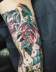 To avoid making a sleeve too busy or overwhelming, always design filler tattoos to be simpler than your main pieces. Japanese Tattoo Gap Fillers