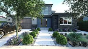 Examples Of Yardzen Designs Yardzen Online Landscape Design Online Landscape Design Landscape Design Modern Landscaping