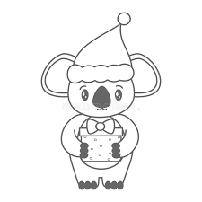 Coloring pages are fun for children of all ages and are a great educational tool that helps children develop fine motor skills, creativity and color recognition! Christmas Koala Stock Illustrations 362 Christmas Koala Stock Illustrations Vectors Clipart Dreamstime