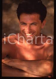 35mm vintage slide* 1990ca Angelo CARBONE calciatore, ritratto familiare (2)