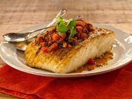 Grilled White Fish With Chermoula Recipe Summer Seafood Recipes Seafood Recipes Food Network Recipes