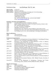 The curriculum vitae, also known as a cv or vita, is a comprehensive statement of your educational background, teaching, and research experience. Https Www Charite De Fileadmin User Upload Microsites M Cc14 Haema Onko Cvk Cvs 2019 Cv Bullinger Pdf