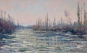 Claude Monet Eisschollen Auf Der Seine Bei Vetheuil 1880 Kunstmuseum Monet Claude Monet