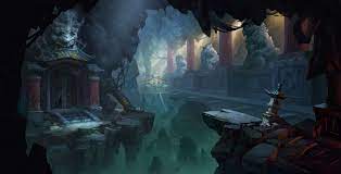 Ancient Tomb Dan Zhao Art Of Dan Fantasy Concept Art Environment Concept Art