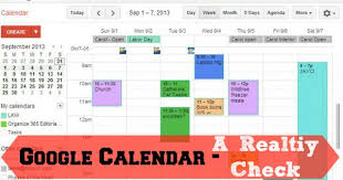 Organizing Schedules To Do Lists Organize 365 Calendar Organization Google Calendar Organization