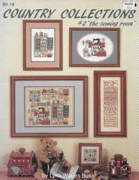 Counted cross stitch dishtowel pattern for huck dishtowels 14 count, aida, dmc thread, pdf pattern download. Country Collections The Sewing Room Book 18 By Graph It Arts