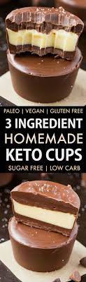 Homemade Keto Cups Just 3 Ingredients The Big Man S World Recipe Snack Recipes Keto Dessert Recipes Sugar Free Low Carb