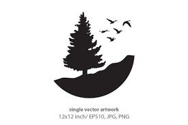 Download Pine Tree Graphic By Biljanacvetanovic Creative Fabrica SVG Cut Files