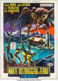 The 83 minutes are packed with poorly matched stock shots. The Angry Red Planet Globe Films International 1960 Italian 4 Lot 52018 Heritage Auctions