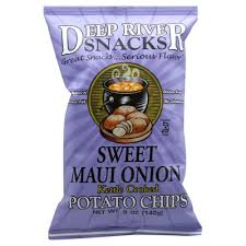 Deep river snacks deep river snacks kettle cooked potato chips sweet maui onion. Deep River Snacks Deep River Snacks Potato Chips Kettle Cooked Sweet Maui Onion 5 Oz Shop Weis Markets