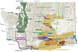 Pacific northwest or pnw map art prints including british columbia, washington, oregon and idaho by maps as art. Maps Page Map Your Way Through Pacific Northwest Wine Country