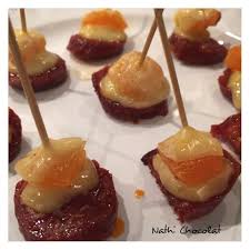 Tapas De Chorizo Abricot Et Comte Nath Chocolat Abricot Apero Chorizo Amuse Bouche Chorizo