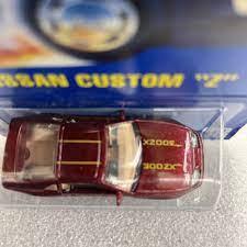 1991 Hot Wheels Nissan Custom Z Blue Card #98 Red on Ultra Hots Tan  InteriorB169 | eBay