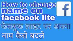 Choose informa pribadi (personal information). How To Change Name On Facebook Lite Fb Lite Per Apna Name Kaise Badle By Tech Aapka Youtube