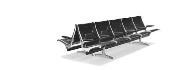 Eames Tandem Sling Airport Seating Herman Miller Reception Thought This Looks Kind Of Like A Bench