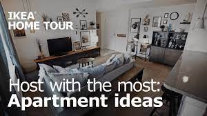 Mid century walnut wall unit by atomicfurnishings.com. A Creative Entertaining Living Room Makeover Ikea Home Tour Youtube