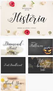 • free for personal use. Histeria Script 42066 Calligraphy Font Bundles Lettering Fonts Font Bundles Fonts