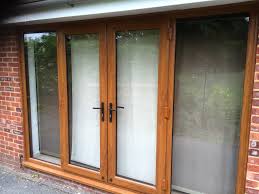 kommerling pvc french doors in oak with