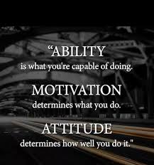 Ability Motivation Attitude Inspirational Sports Quotes Work Quotes Sports Quotes