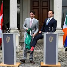 Maybe you would like to learn more about one of these? Irish Leader Wears Maple Leaf Socks For Justin Trudeau Visit