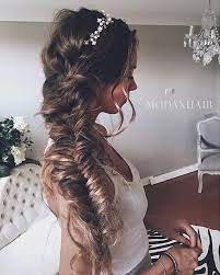 28 Trendy Wedding Hairstyles For Chic Brides Stayglam Wedding Hairstyles For Long Hair Messy Hairstyles Romantic Bridal Hair