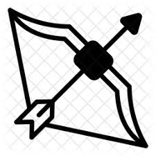 Download Free Bow And Arrow Glyph Icon Available In Svg Png Eps Ai Icon Fonts