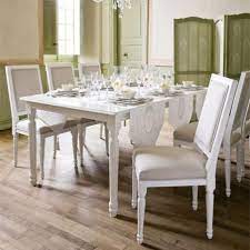 table a manger extensible 4 a 8 personnes blanche l100 180 maisons du monde square dining tables dining table chair