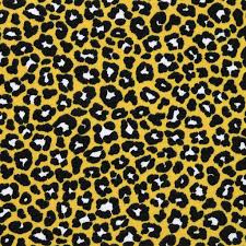 Check spelling or type a new query. Jersey Stenzo Fabric Leopard Pattern Yellow Black X10 Cm Perles Co