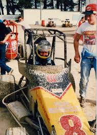 Dick Webb [driver], Ryan Stone RIP.[pit crew, standing]. Mugs day 1989.