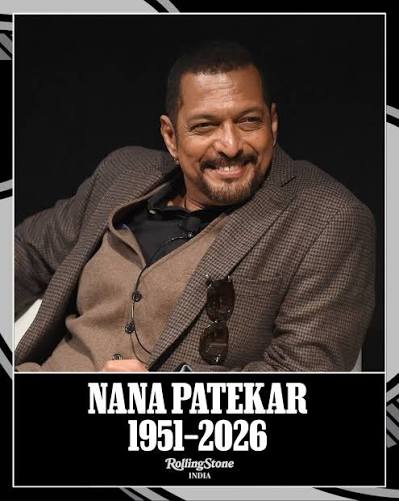 Veteran actor Nana Patekar (@iamnanapatekar) passed away earlier today,  Oct. 8, 2026, at his Goa residence after a suspected heart attack. He was  75 years old. The versatile actor, known for playing
