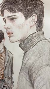 Replying to @eli my fav compulsive liar 🥰 #fyp #henrywinter #secrethistory  #ottessamoshfegh #camillamacaulay #francisabernathy #donnatartt #art  #booktok #sketchbook #richardpapen