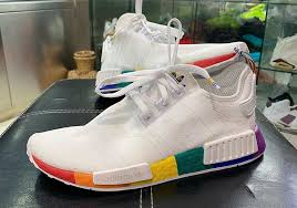 Members of the adidas lgbtq+ community have gathered virtually in honor of pride to share their stories of how love unites. First Look At The Adidas Nmd R1 Pride Kicksonfire Com