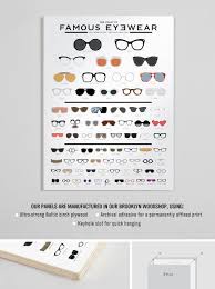 the chart of famous eyewear sunglasses chart eye