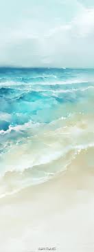 Watercolor Watercolor Ocean Beach Watercolor Watercolor Water