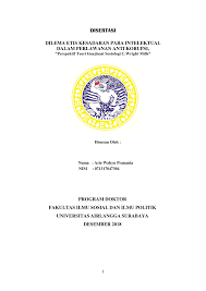 Pada dasarnya jaringan sosial terbentuk karena adanya rasa saling tahu, saling menginformasikan, saling. Pdf Intellectual Counciousness Ethical Dilemma Anti Corruption