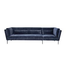 Dieses Sofa Ist Mehr Als Nur Ein Statement In Ihrem Wohnzimmer Der Blaue Extravagante Samtstoff Verleiht Dem Sofa E Sofa Living Room Furniture Sofas Furniture