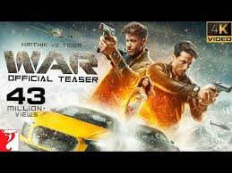 War Official 4k Teaser Hrithik Roshan Tiger Shroff Vaani Kapoor Releasing 2 Oct Youtube New Hindi Movie Hrithik Roshan Hindi Movies