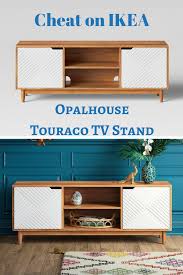 Cheat On Ikea With This Opalhouse Touraco Tv Stand Holds A 50 Inch Tv And Storage For All Tv Media Ikeacheat Ikea Tvs Opalhouse Tv Stand Target Tv Stand